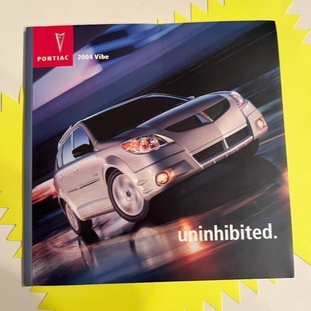 Pontiac Vibe Sales Brochure (2014)